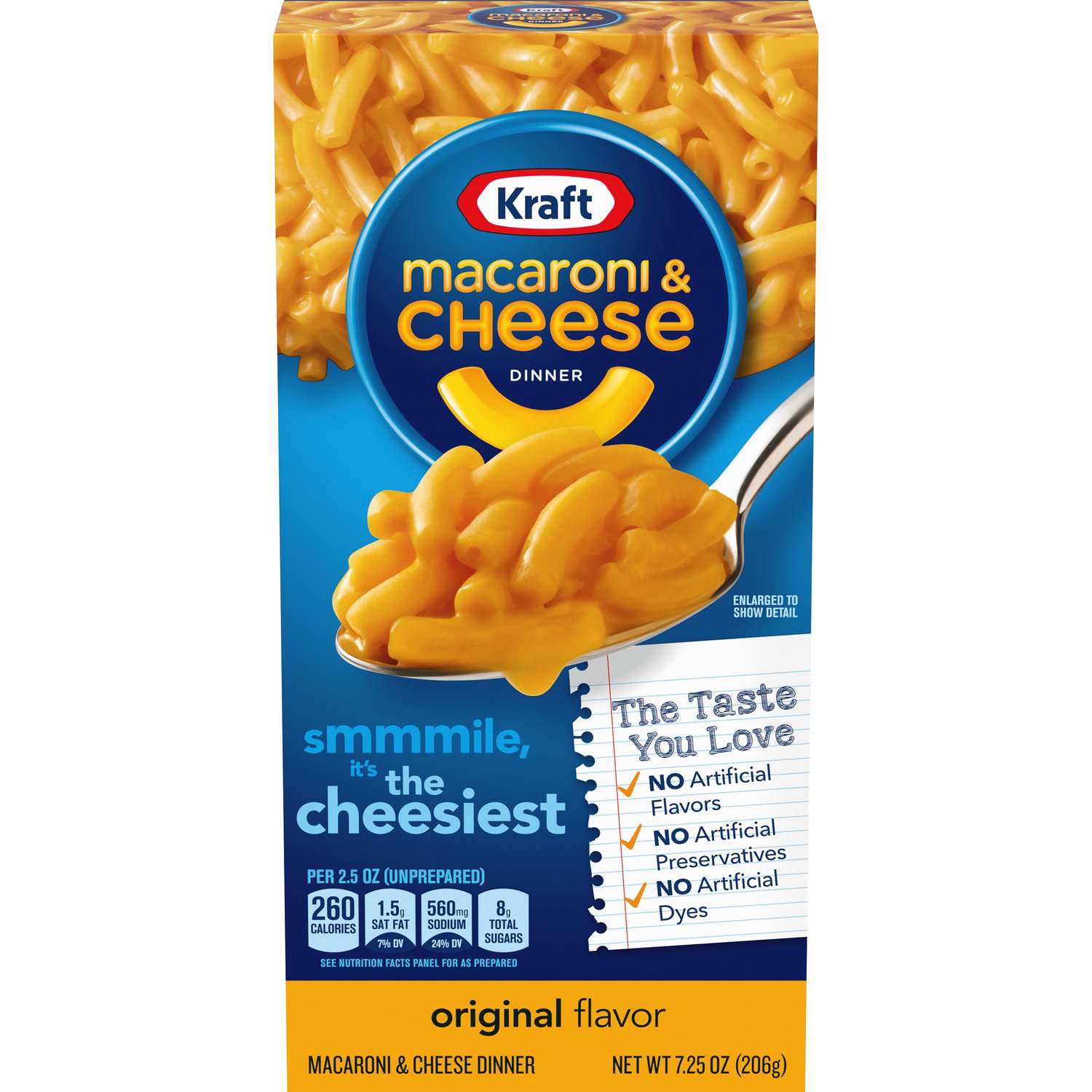 Kraft Original Flavor Macaroni & Cheese Sauce Mix Family Size