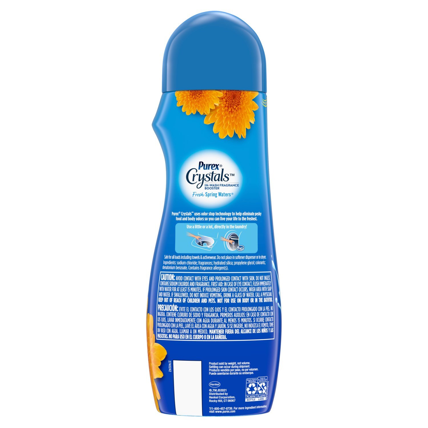 Purex Crystals Fresh Spring Waters 2in1 In-Wash Fragrance Booster, 1.31 lb Image 9 of 9