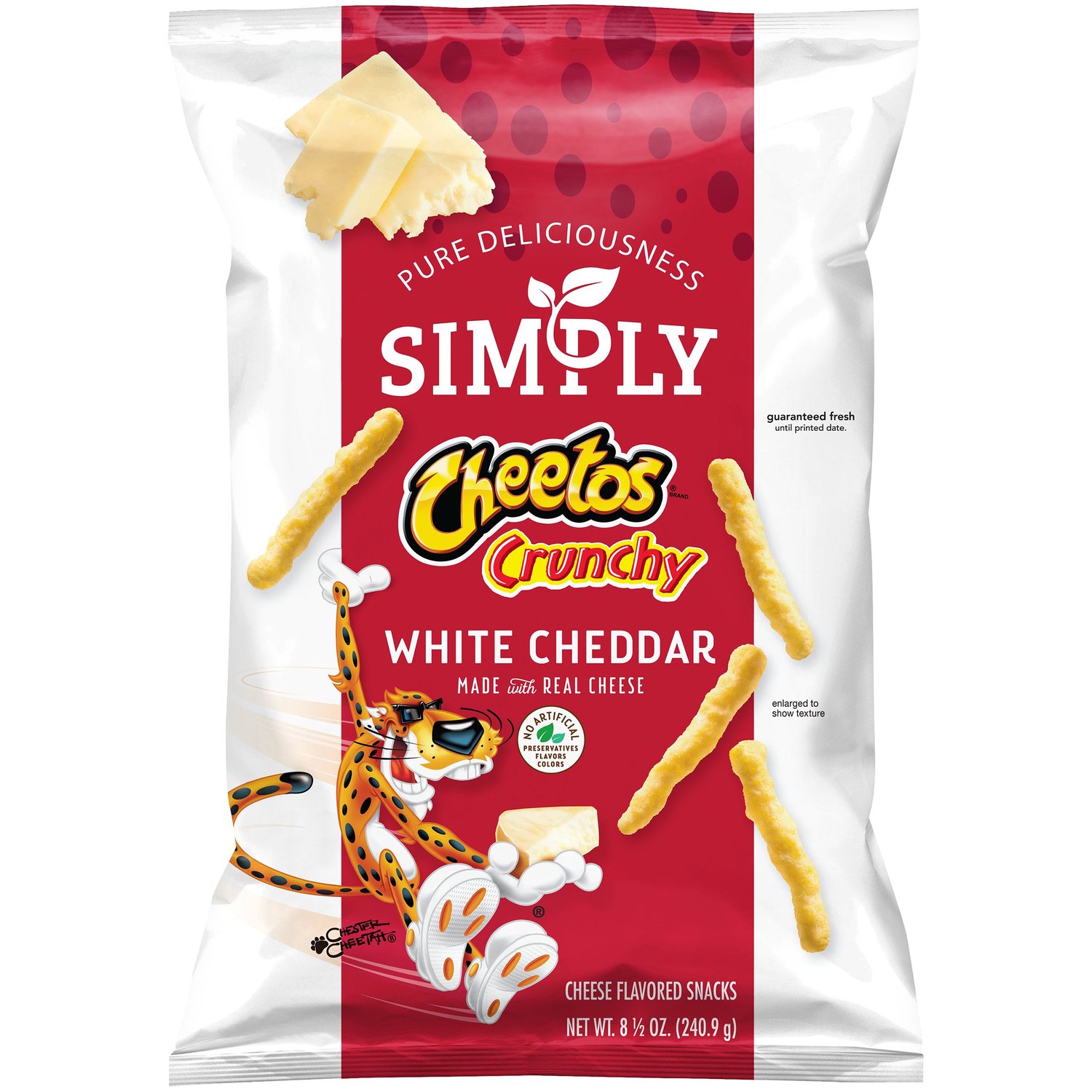 Cheetos Crunchy Cheese Cheddar Jalapeno Flavored Snack Chips, 3.25 oz Bag