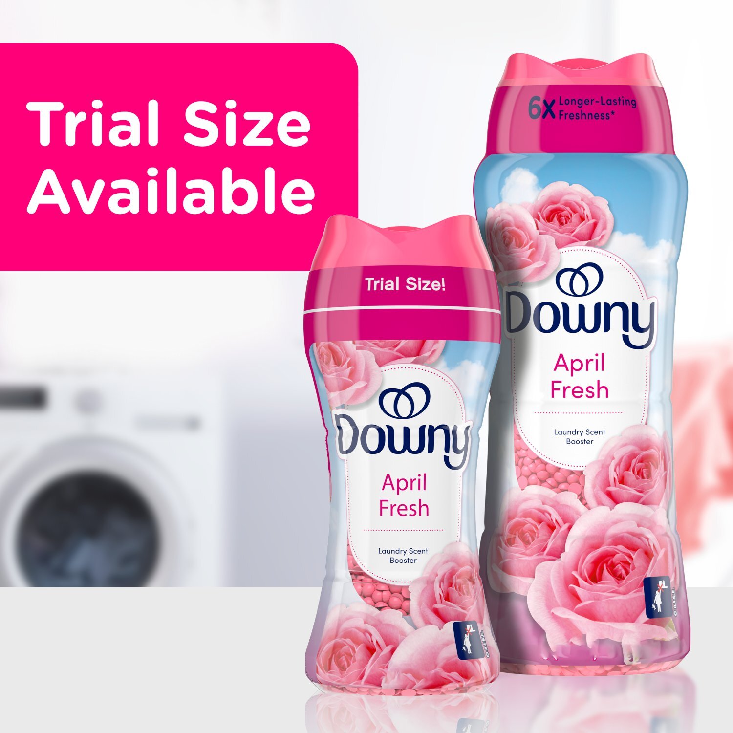 Downy April Fresh In-Wash Laundry Scent Booster Beads, 12.2 oz, laundry scent beads,  Long-lasting  Image 9 of 10