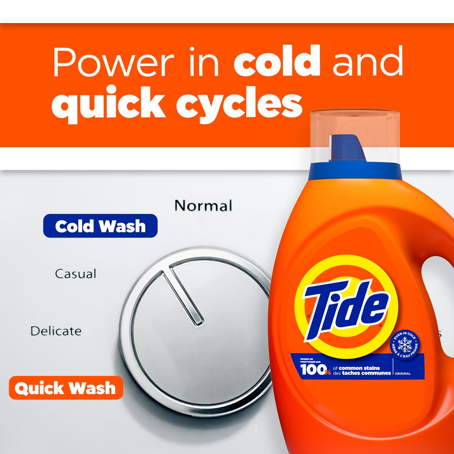 Tide HEC Liquid Laundry Detergent, Original Scent, 60 fl oz, 48 Loads Image 8 of 12