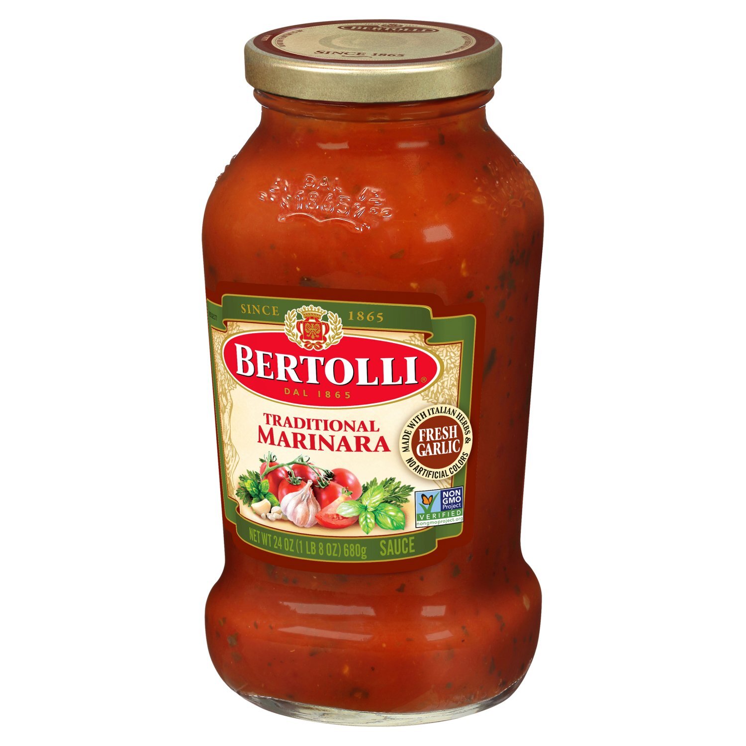 Bertolli Traditional Marinara Sauce, Tomato Pasta Sauce, 24 oz Image 8 of 9