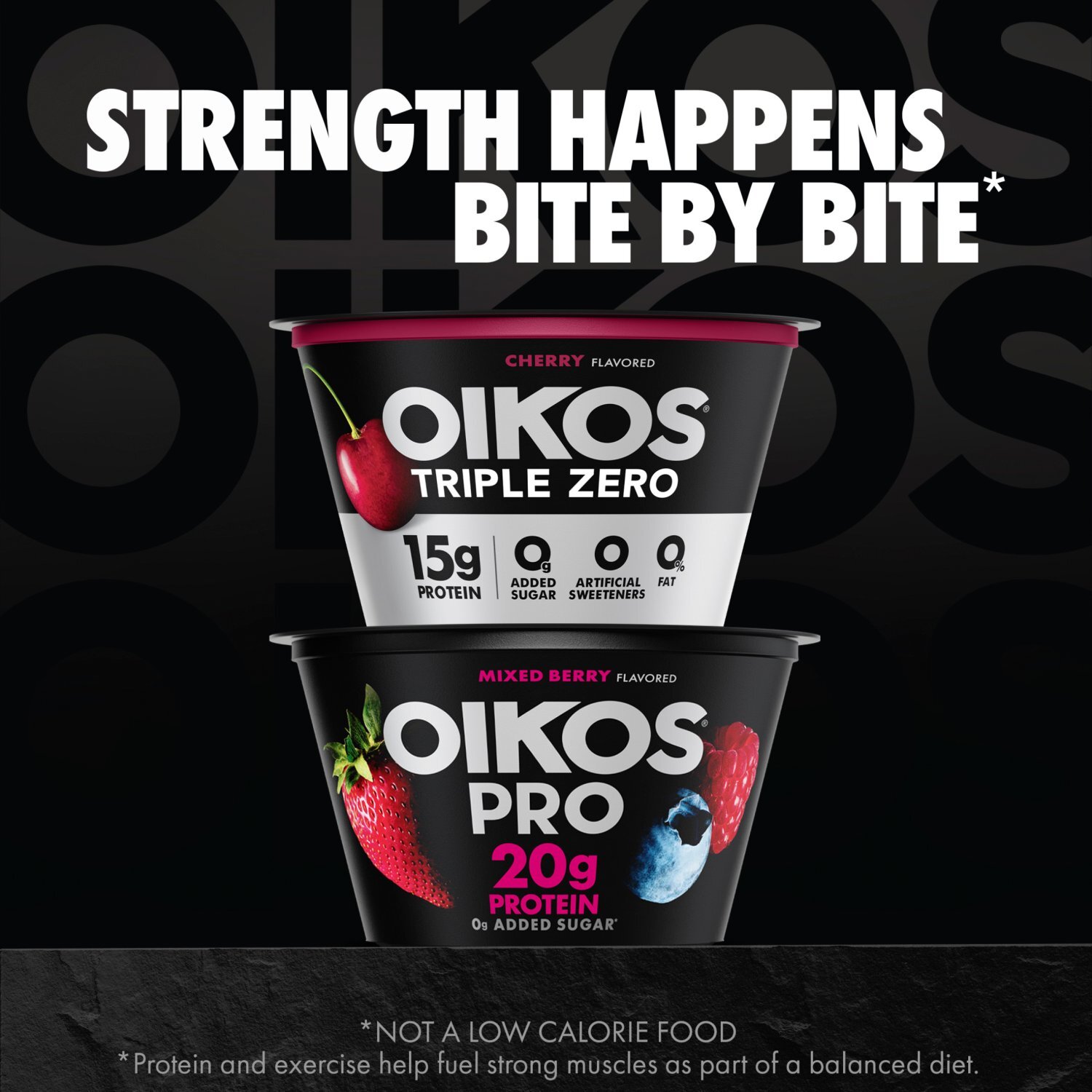 Oikos Triple Zero Cherry Flavored Blended Greek Nonfat Yogurt, 5.3