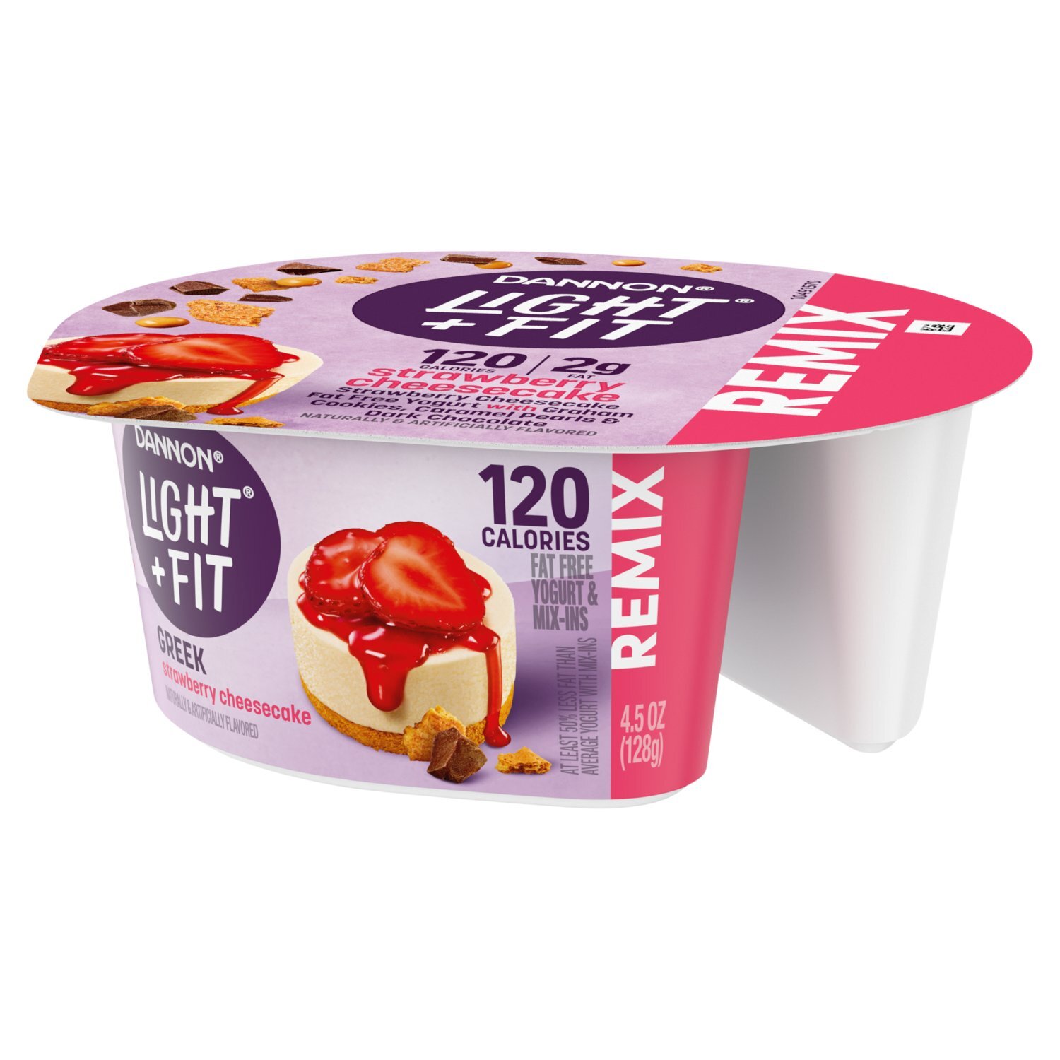 Dannon Light + Fit Remix Greek Strawberry Cheesecake Fat Free