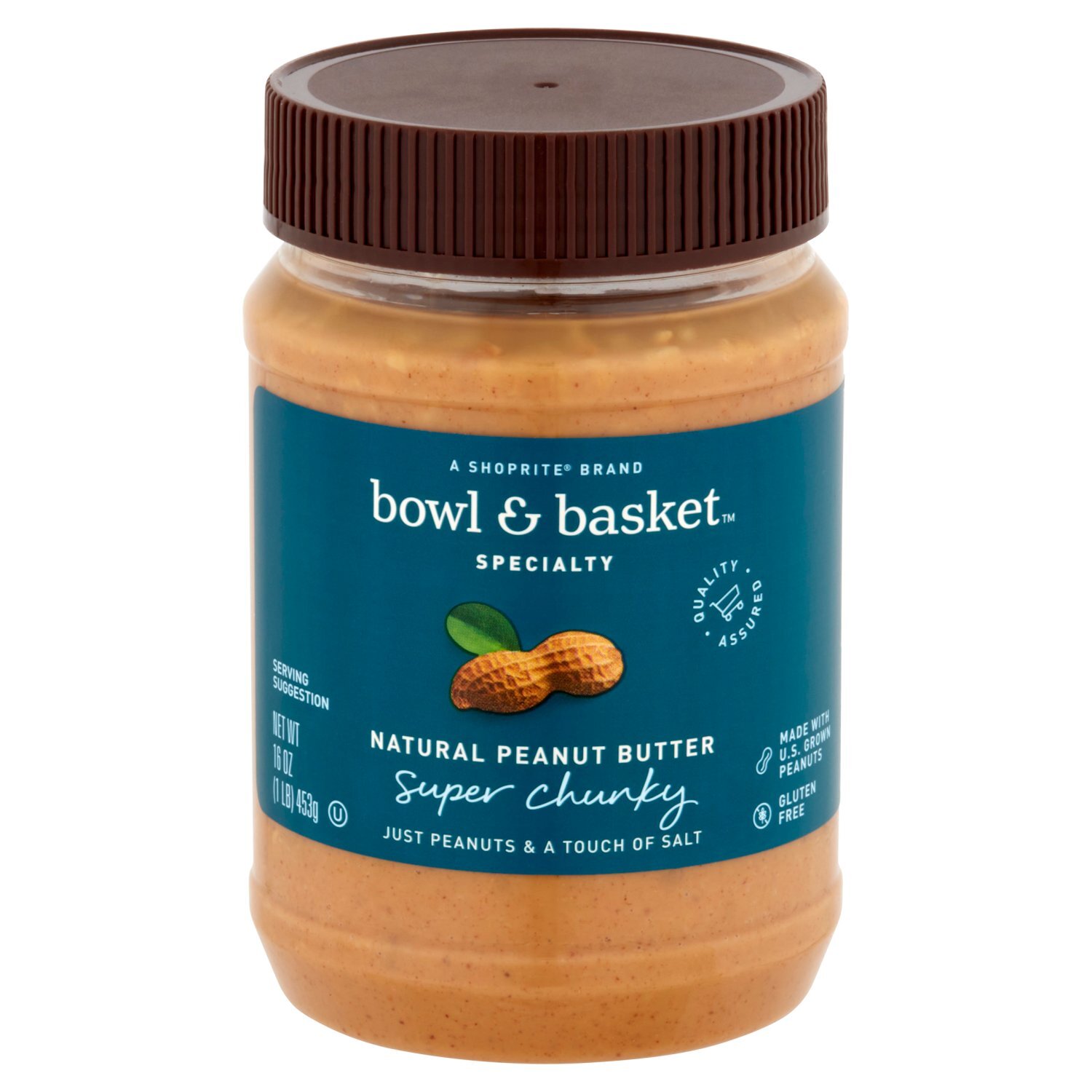 Bowl & Basket Specialty Super Chunky Natural Peanut Butter, 16 oz Image 5 of 5