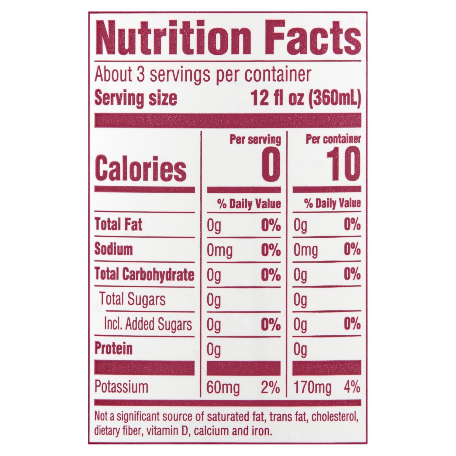 Bowl & Basket Clear Delight Black Cherry Sparkling Flavored Beverage, 33.8 fl oz Image 2 of 5