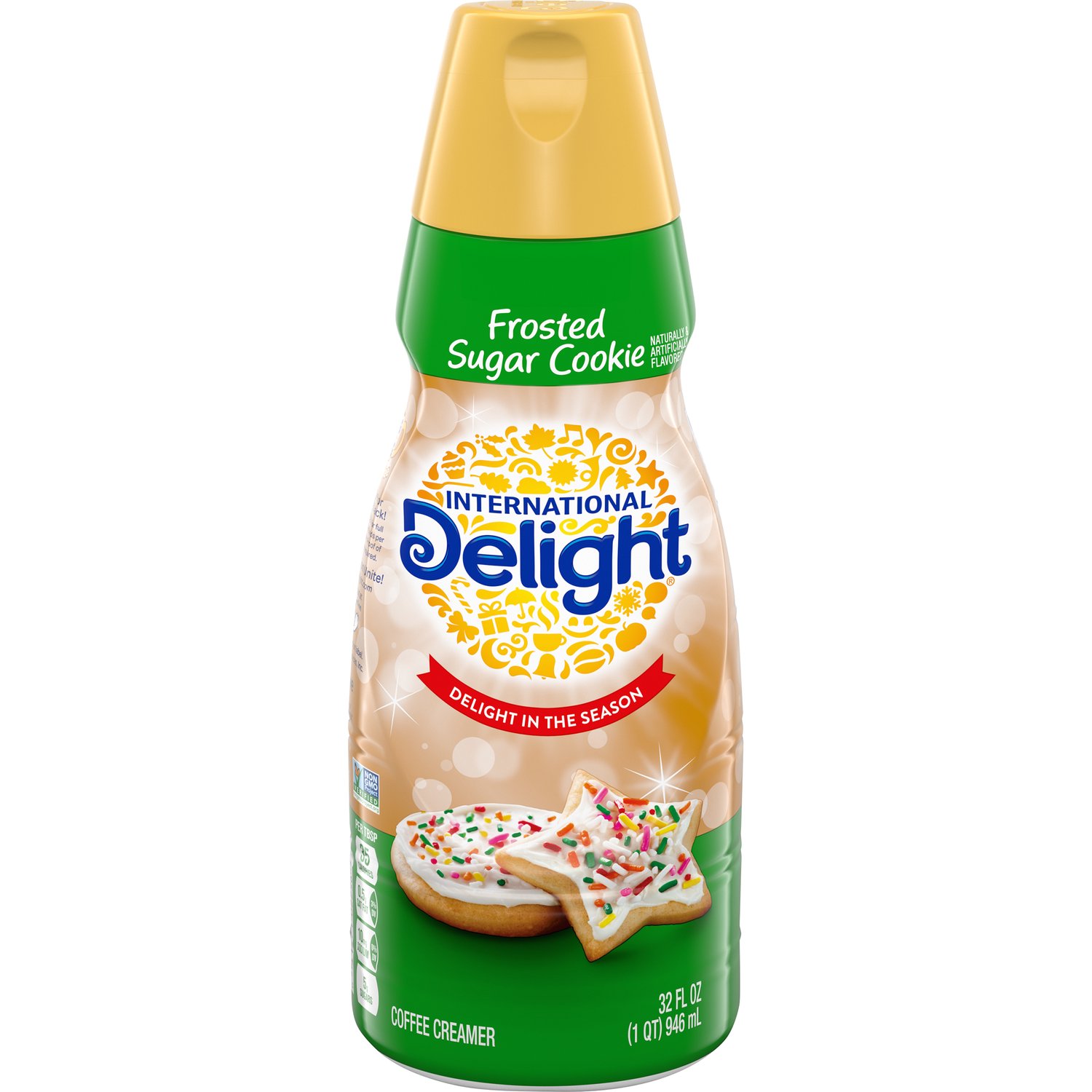 International Delight Grinch Frosted Sugar Cookie Coffee Creamer, 32 oz.