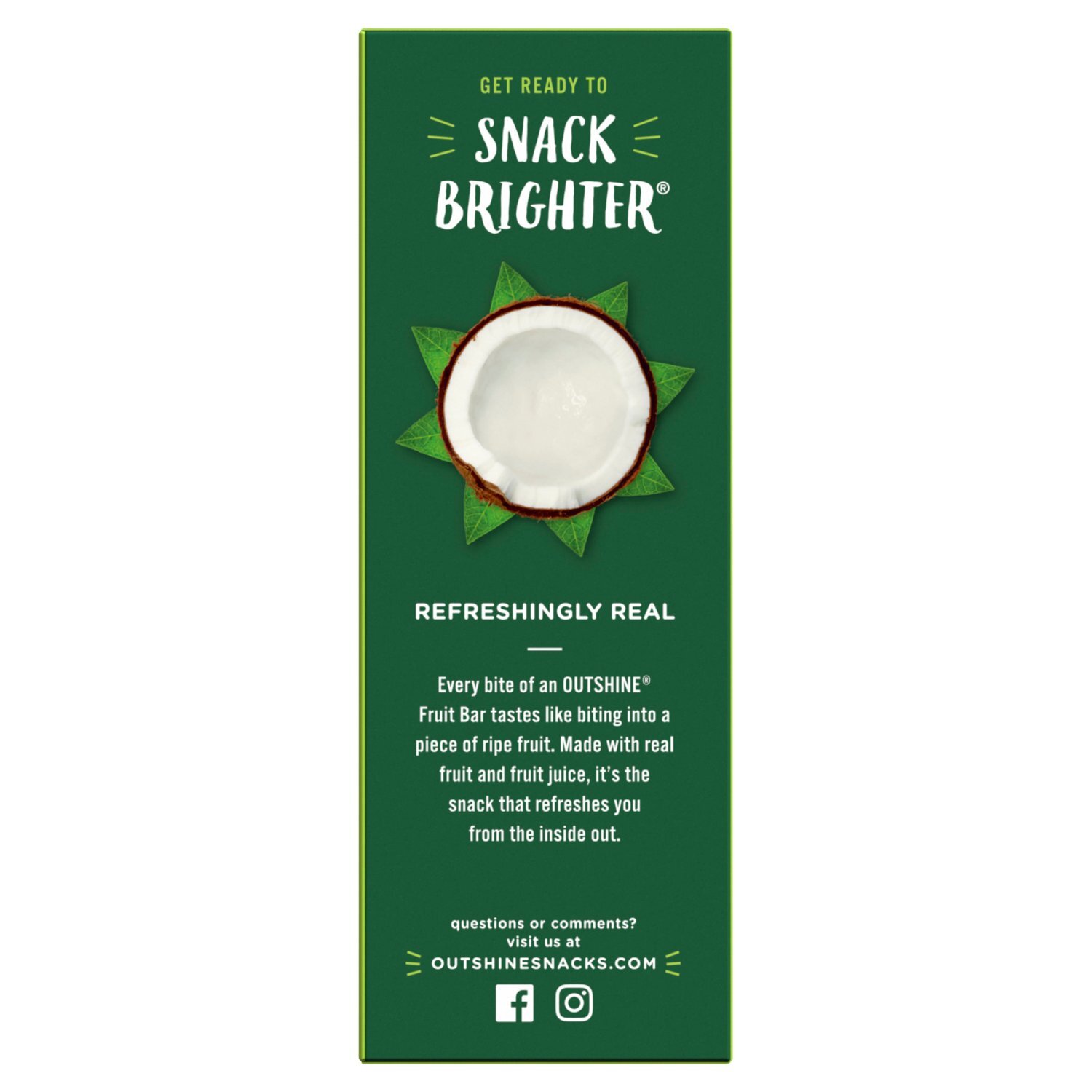 Outshine Creamy Coconut Fruit and Dairy Bars, 6 count, 15 fl oz Image 7 of 9