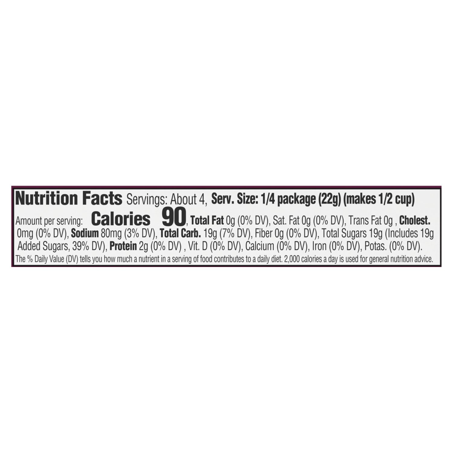 Jell-O Black Cherry Gelatin Dessert, 3 oz Image 3 of 7