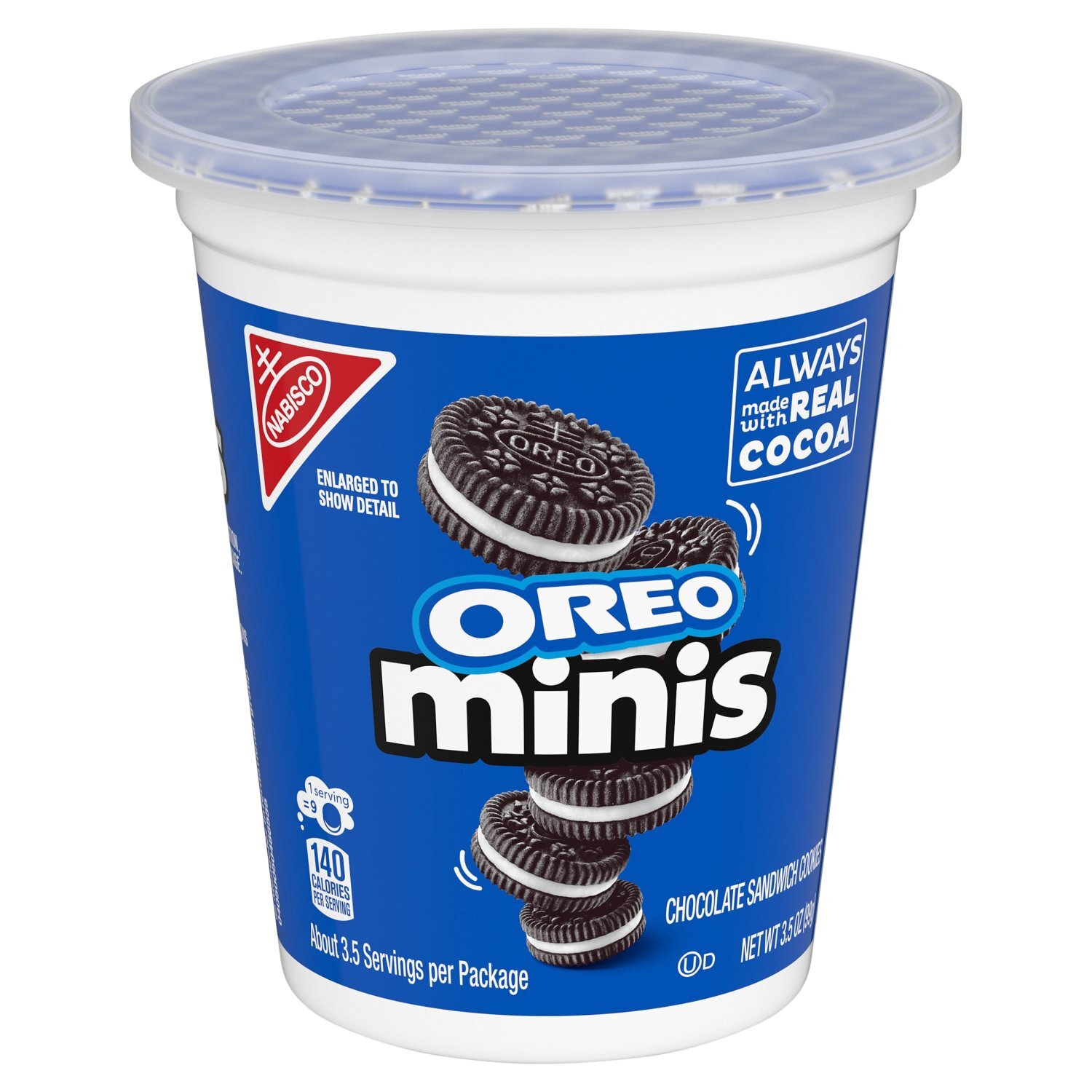 フェイスクリーム Nabikkoro Nabisco Oreo Minis Chocolate Sandwich Cookies, 3.5 oz - The Fresh