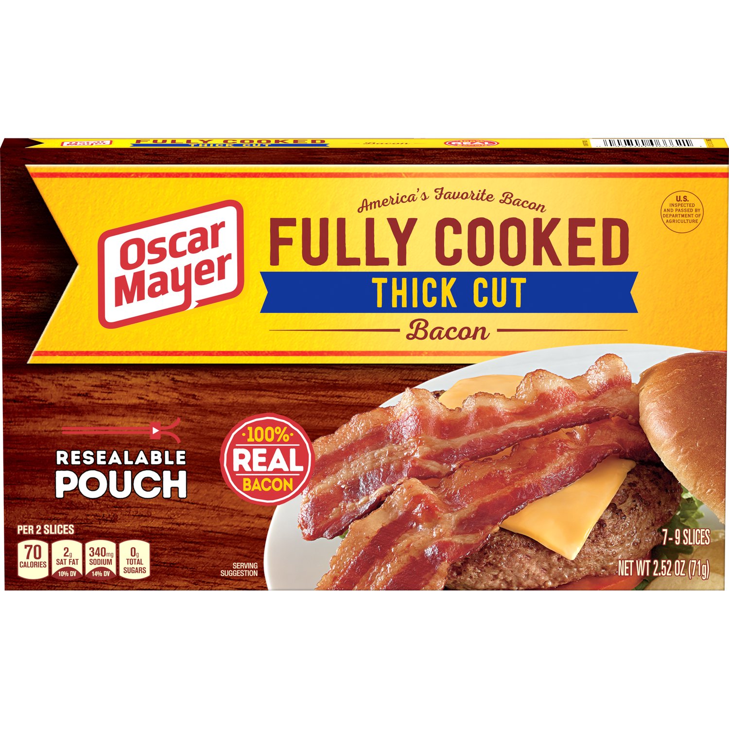 Oscar Mayer Original Bacon 12-Hour Natural Wood Smoked, 16 oz Pack