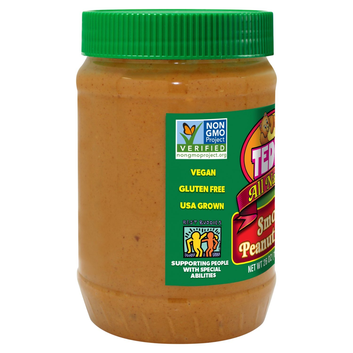 Teddie All Natural Smooth Peanut Butter, 26 oz Image 5 of 6