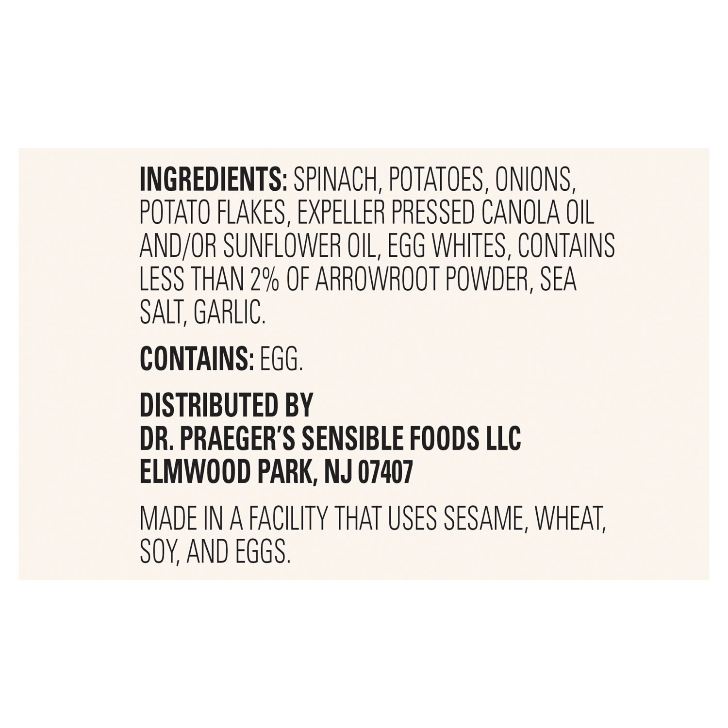 Dr. Praeger's Spinach Littles Veggies, 10 oz Image 3 of 9