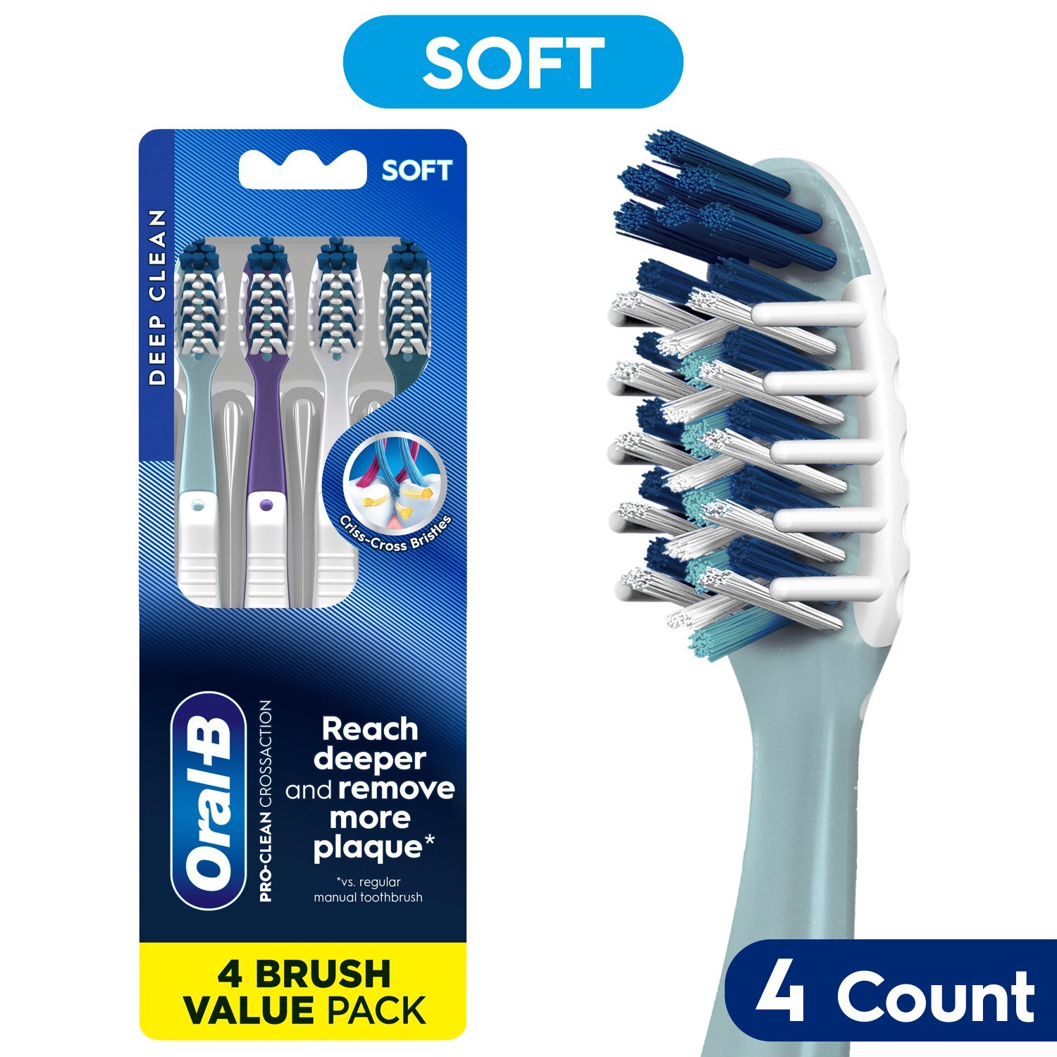 4 Toothbrushes