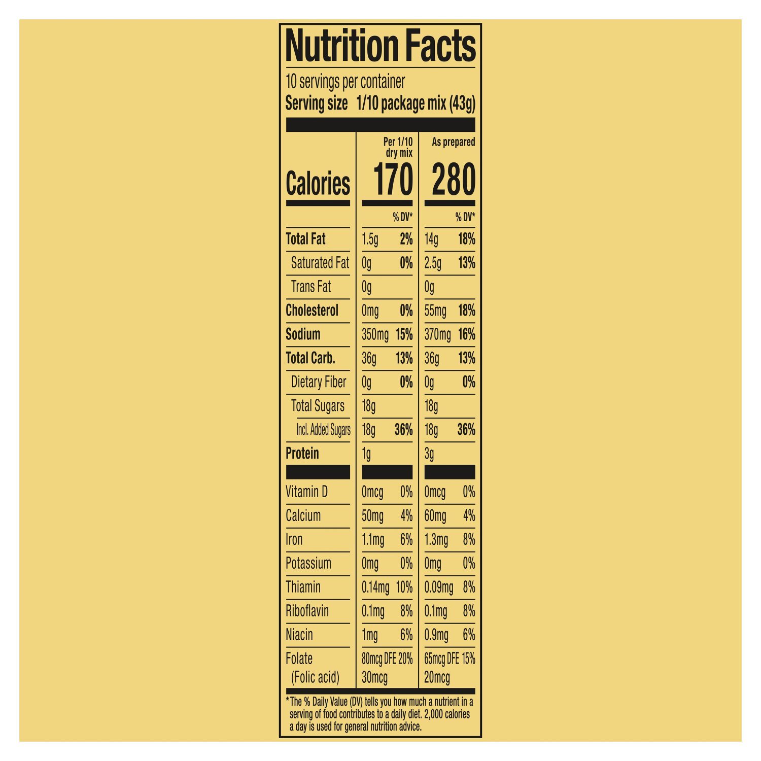 Duncan Hines Signature Perfectly Moist French Vanilla Cake Mix, 15.25 oz Image 3 of 10