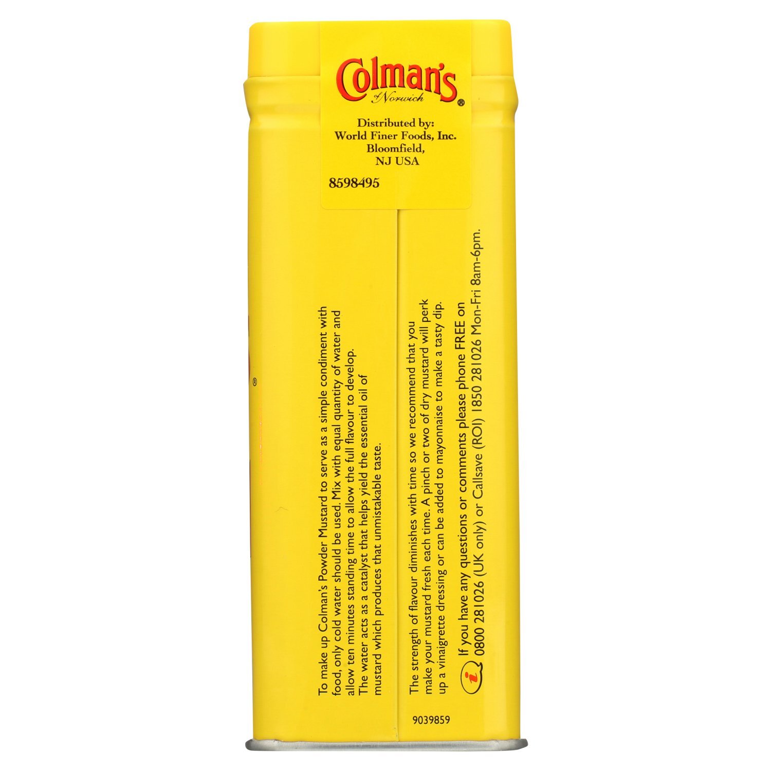 Colman's Mustard Powder, 113 g Image 6 of 7