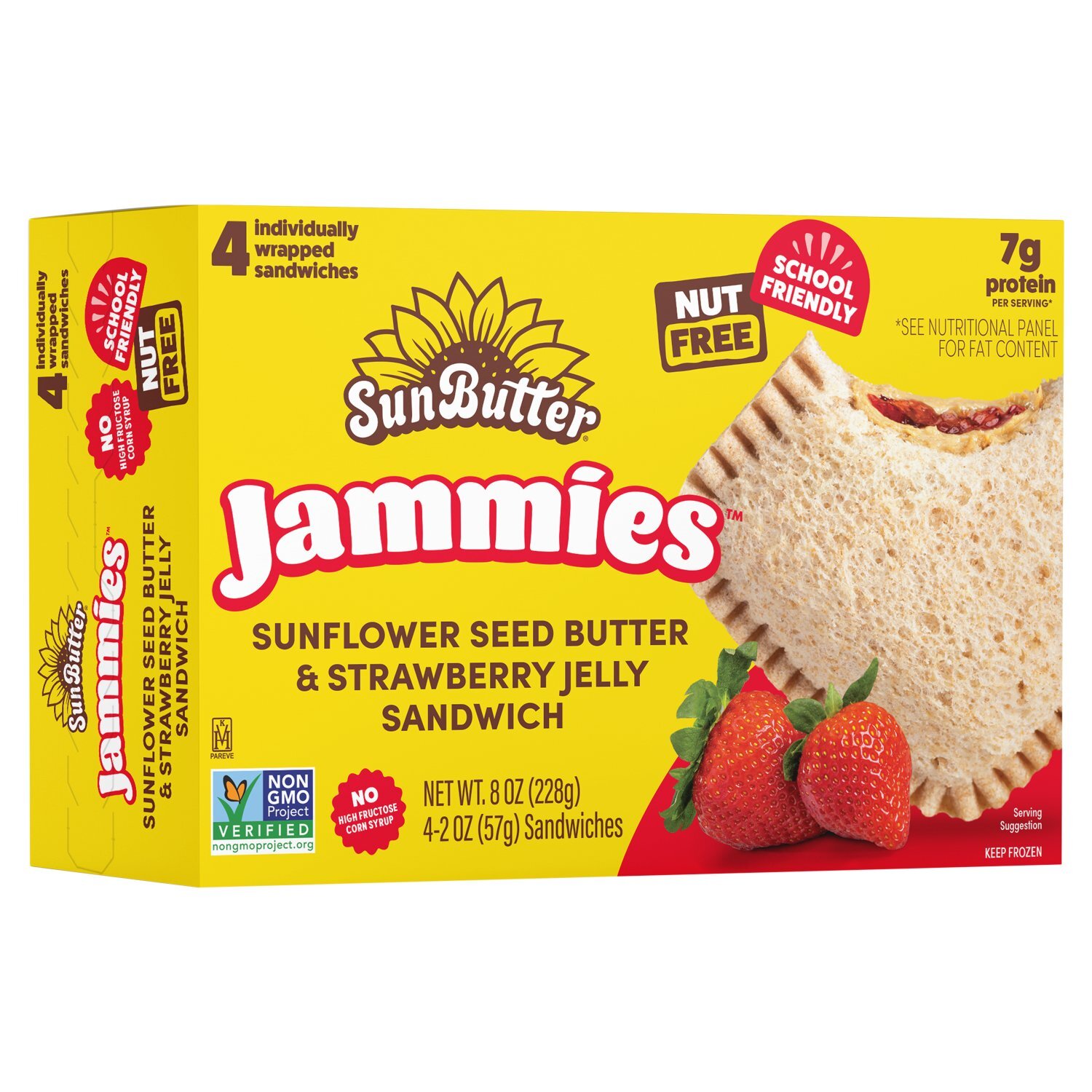 Sunflower Butter & Strawberry Jelly