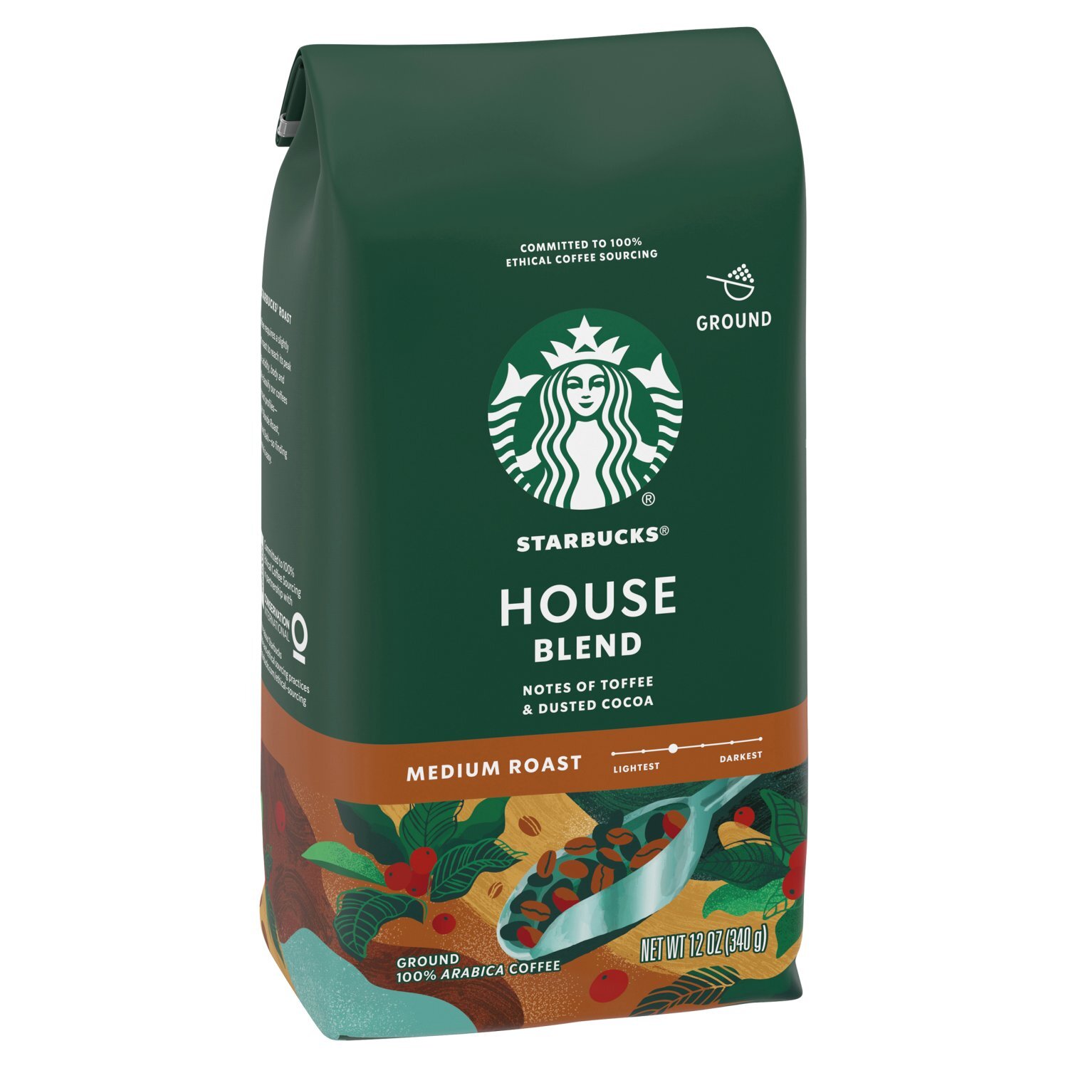 Starbucks House Blend Medium Roast Ground Coffee, 12 oz - Fairway