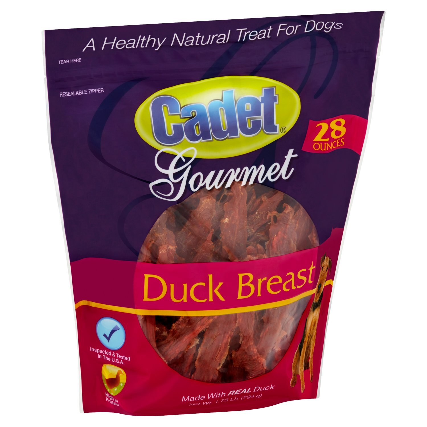 Cadet Gourmet Duck Breast Treat for Dogs, 1.75 lb Image 5 of 5
