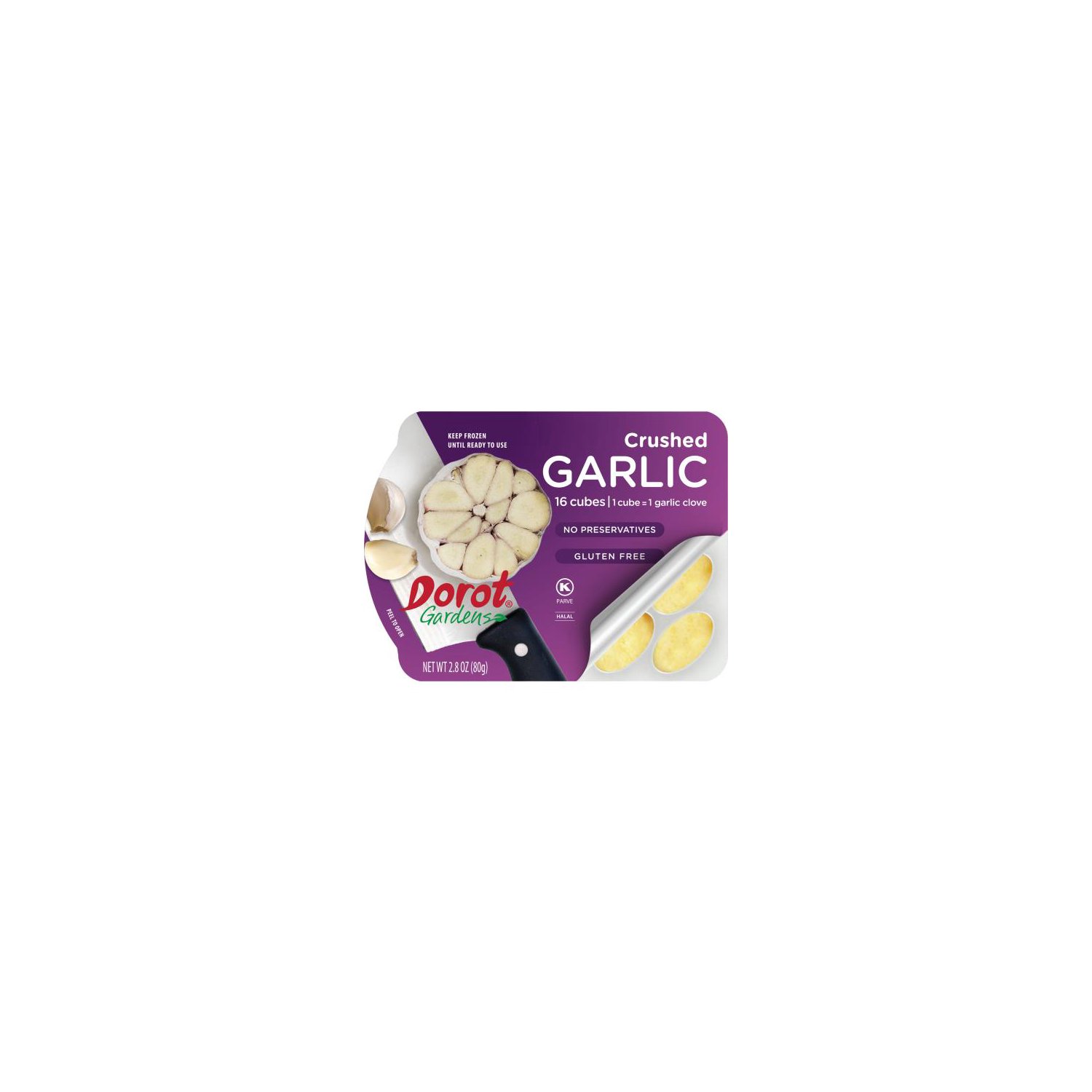 Gefen Crushed Garlic Cubes, 2.8 Oz - Sarah's Tent - Kosher Grocery