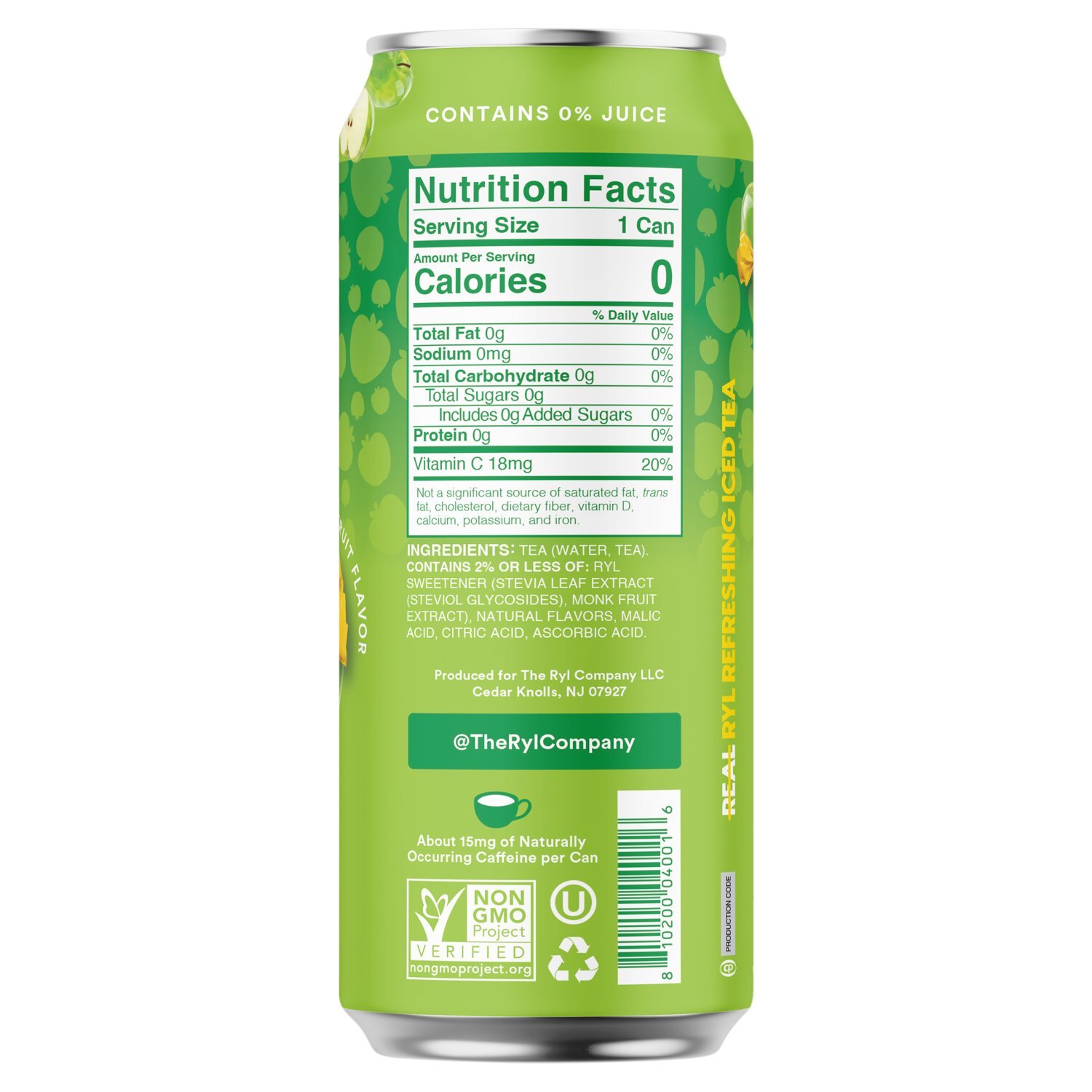 The Ryl Co. Jolly Rancher Green Apple Flavor Tea, 16 fl oz - Fairway