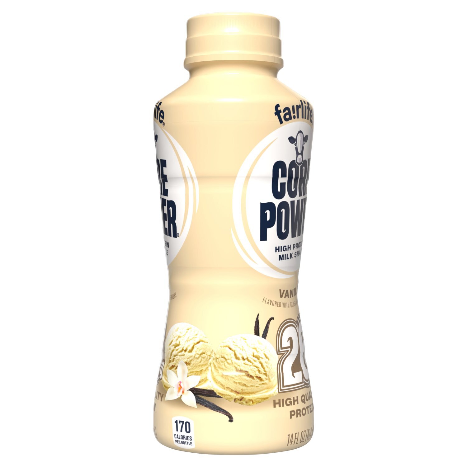 vanilla1021ページ　26 Core Power Fairlife Vanilla 26g High Protein Milk Shake, 14 fl oz