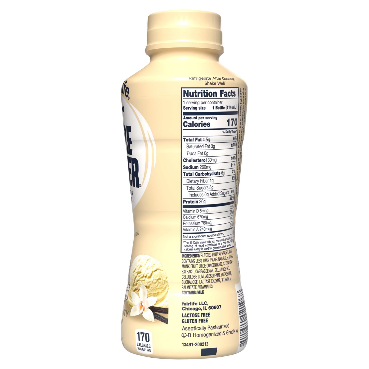 vanilla1021ページ　26 Core Power Fairlife Vanilla 26g High Protein Milk Shake, 14 fl oz