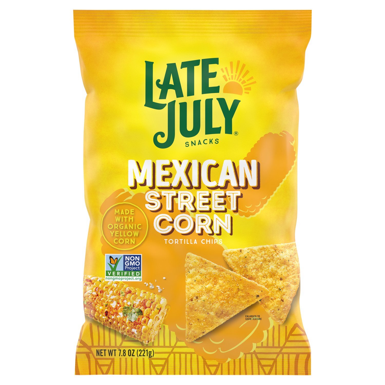 Late July Snacks Mexican Street Corn Tortilla Chips, 7.8 oz Late July Snacks Mexican Street Corn Tortilla Chips, 7.8 oz