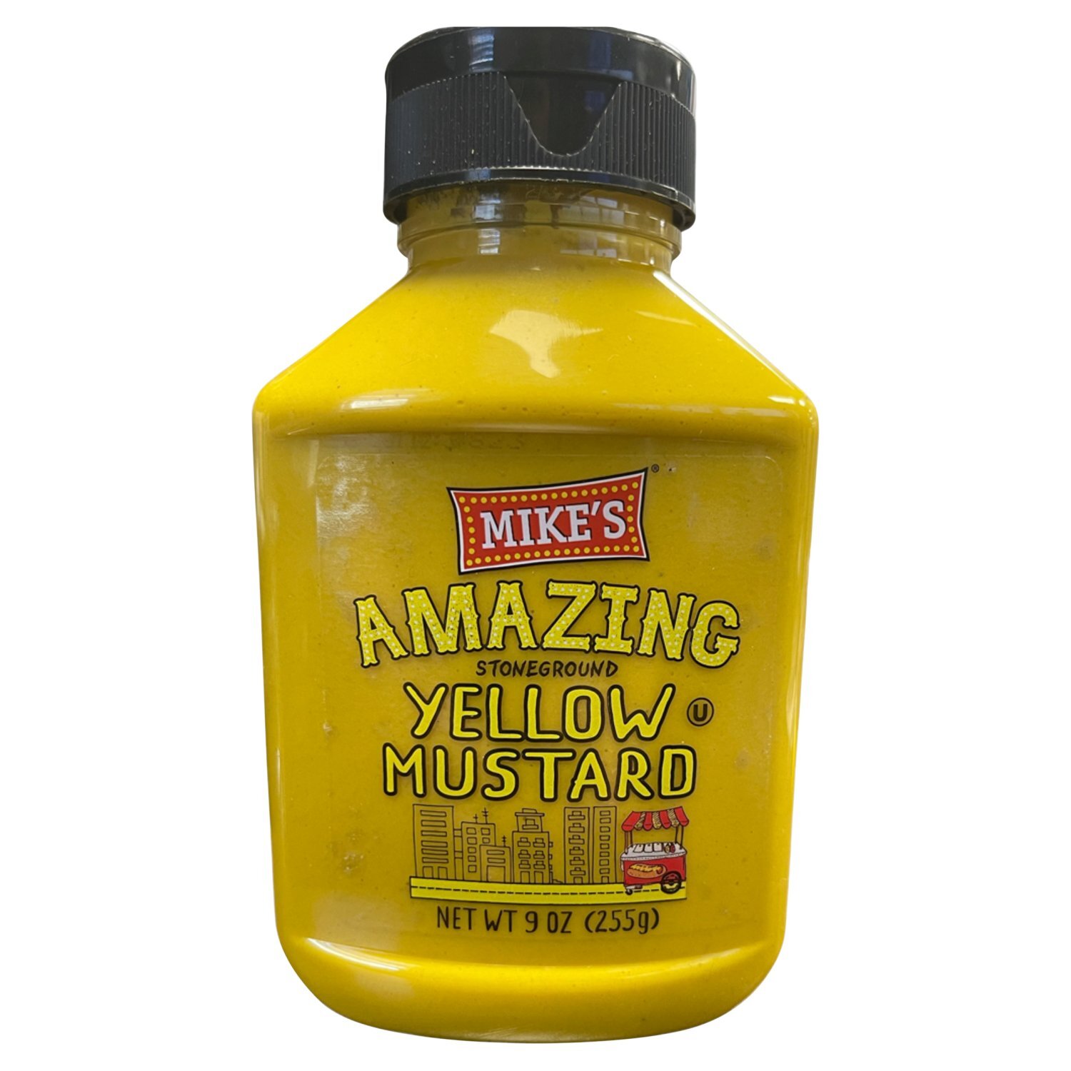 Mike's Amazing Stoneground Yellow Mustard, 9 oz - Fairway Mike's Amazing Stoneground Yellow Mustard, 9 oz - Fairway