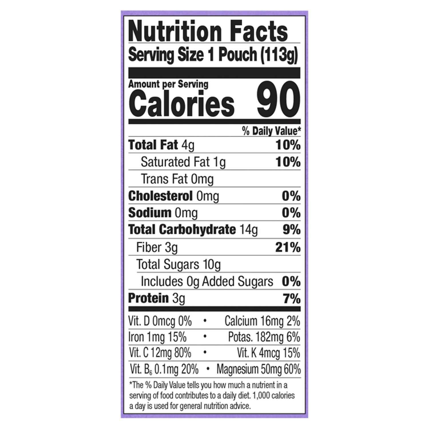 Once Upon a Farm Berry Berry Organic Dairy-Free Smoothie, 4 oz Image 3 of 5