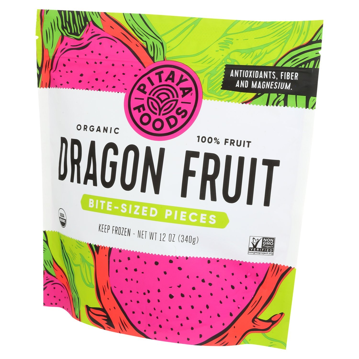 Pitaya Foods Organic Dragon Fruit Bite-Sized Pieces, 12 oz - Fairway