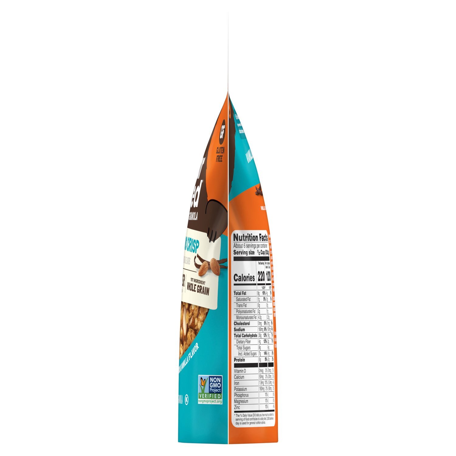 Bear Naked Vanilla Almond Crisp Granola, 5g Protein, Fiber, 12  oz Bag Image 11 of 11