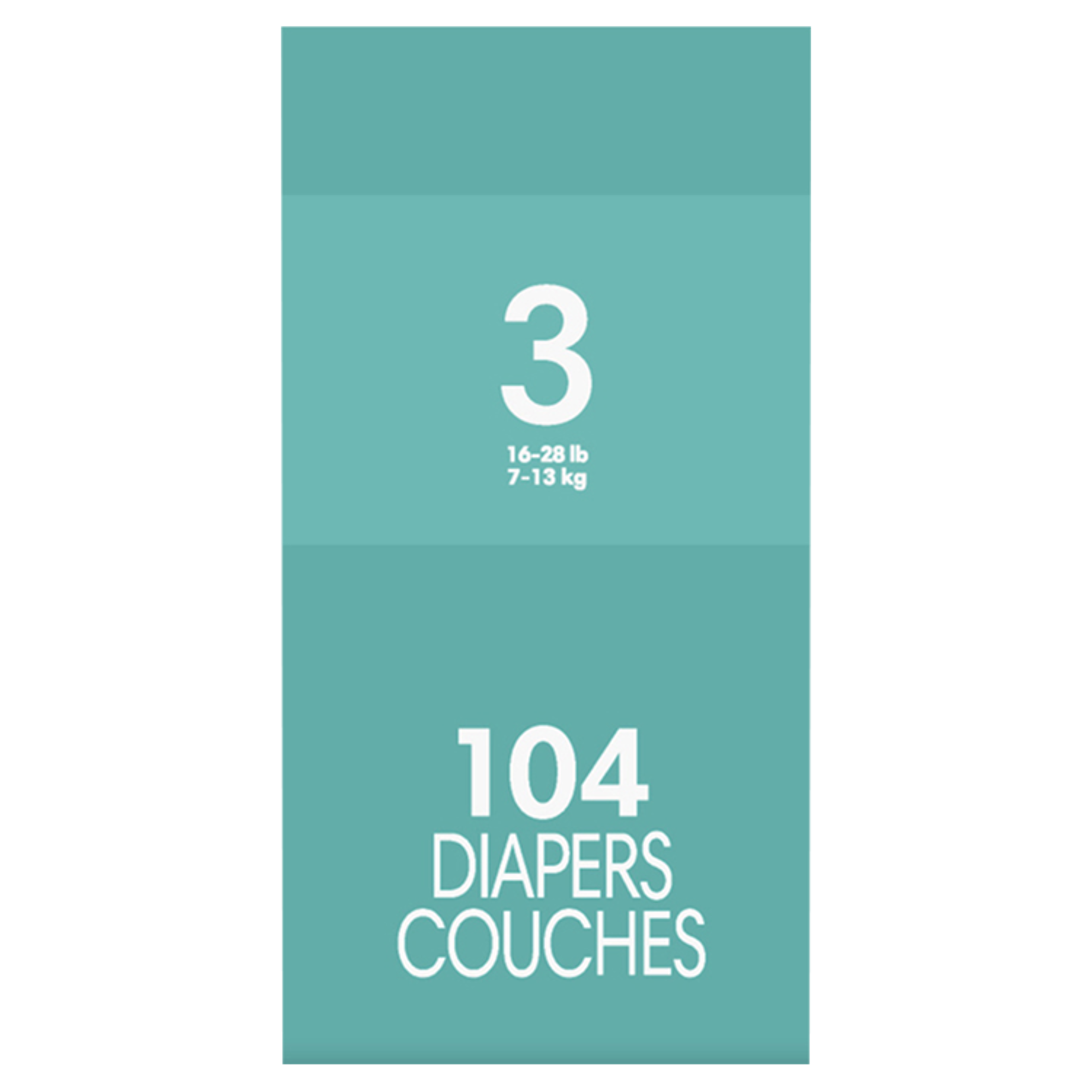 Couches Pampers Baby Dry Pants taille 3 (104 couches) - Pampers