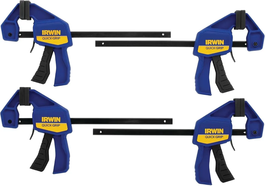 IRWIN Quick-Grip Mini Bar Clamps 4-Pack