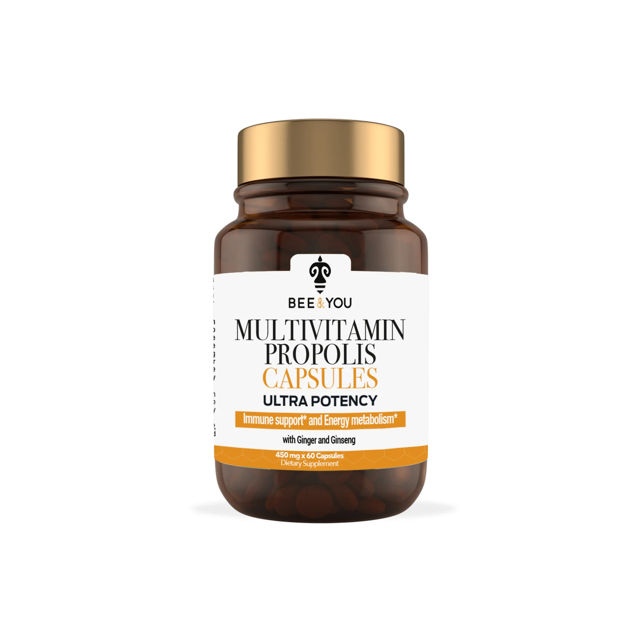 Bee&YOU Propolis Multivitamin Ginger Ginseng Capsules