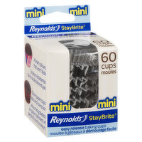 Reynolds - Stay Brite Mini Baking Cups, 60 Each