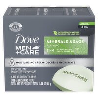 Dove - Mens Bar Mineral + Sage, 3 Each