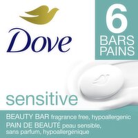Dove - Beauty Bar, Sensitive Skin, 106 Each