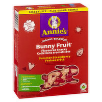 Annie's - Organic Bunny Fruit Flavoured Snacks Summer Strawberry, 198 Gram