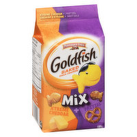 PEPPERIDGE FARM - Goldfish Baked Snack Crackers, Mix Xtreme Cheddar + Pretzel, 180 Gram