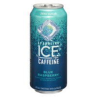 Sparkling Ice - Blue Raspberry Sparkling Water, 473 Millilitre