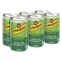 Schweppes - Ginger Ale  Soda, 6 Each