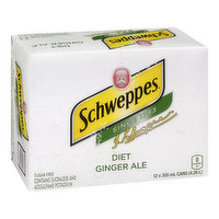 Schweppes - Diet Ginger Ale, 12 Each