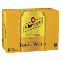 Schweppes - Tonic Water, 12 Each