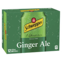 Schweppes - Ginger Ale, 12 Each