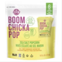 Angies - Sea Salt Popcorn Multipack, 17 Gram