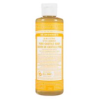 Dr Bronner - Pure Castile Liquid Soap Orange, 237 Millilitre