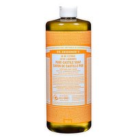 Dr Bronner - Pure Castile Liquid Soap Citrus Orange, 946 Millilitre