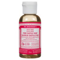 Dr Bronner - Pure Castile Soap 18-in-1 Hemp Rose, 59 Millilitre