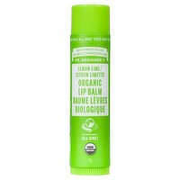 Dr Bronner - Dr Bron Org Lip Balm Lemon Lime, 4 Gram